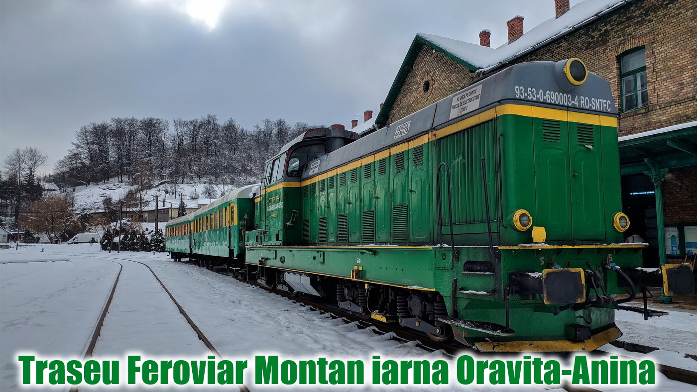 Traseu Feroviar Montan iarna Oravita-Anina 2021
