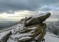 Cetatea Siria pe timp de iarna 2020