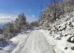 Fundatura Ponorului iarna din judetul Hunedoara