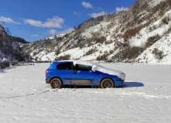 Fundatura Ponorului iarna din judetul Hunedoara