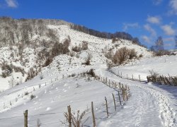 Fundatura Ponorului iarna din judetul Hunedoara