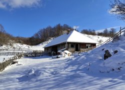 Fundatura Ponorului iarna din judetul Hunedoara