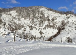 Fundatura Ponorului iarna din judetul Hunedoara