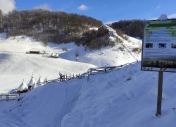 Fundatura Ponorului iarna din judetul Hunedoara