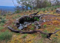 Ruinele Cetatii Dezna din judetul Arad