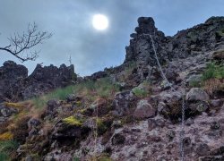 Ruinele Cetatii Dezna din judetul Arad