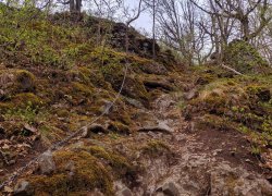 Ruinele Cetatii Dezna din judetul Arad