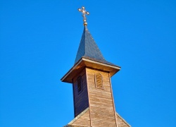 Acoperis din foita de aur Schitul Bujoara