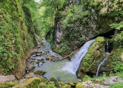 Cascada Evantai din Cheile Galbenei