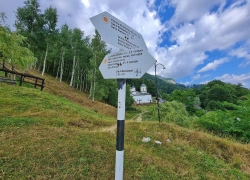 Traseu catre Cruce din Parcul Buila-Vanturita