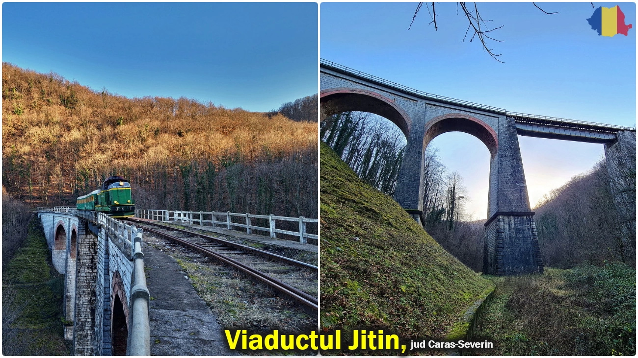 Viaductul Jitin din judetul Caras-Severin