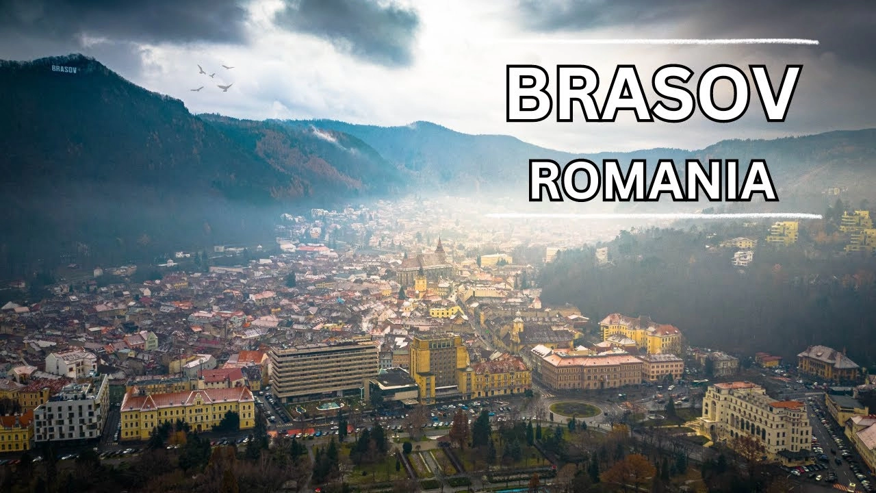 Orasul Brasov vazut de la inaltime