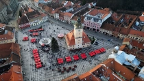 Orasul Brasov vazut de la inaltime