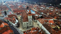 Orasul Brasov vazut de la inaltime