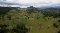 Cheile Gradistei Fundata vazute din drona