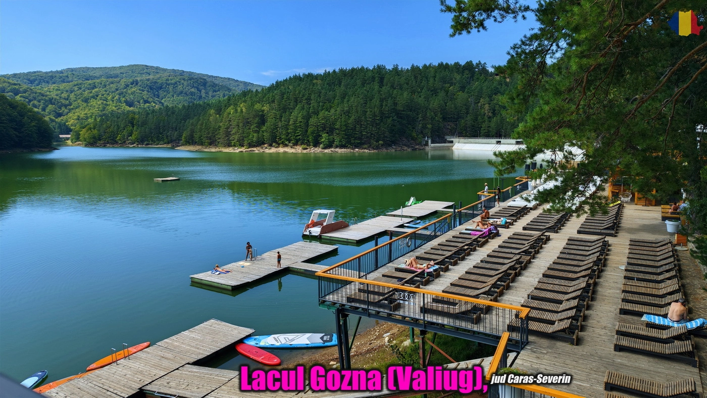Lacul Gozna (Valiug) din judetul Caras-Severin