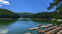 Lacul Gozna (Valiug) din judetul Caras-Severin