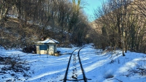 Traseu Feroviar Montan iarna Oravita-Anina