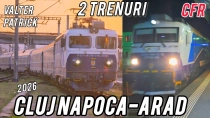 Calatorie cu trenul pe ruta Cluj‑Napoca – Arad via Blaj
