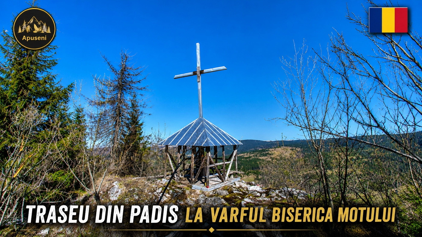 Traseu din Padis la Varful Biserica Motului din jud Bihor